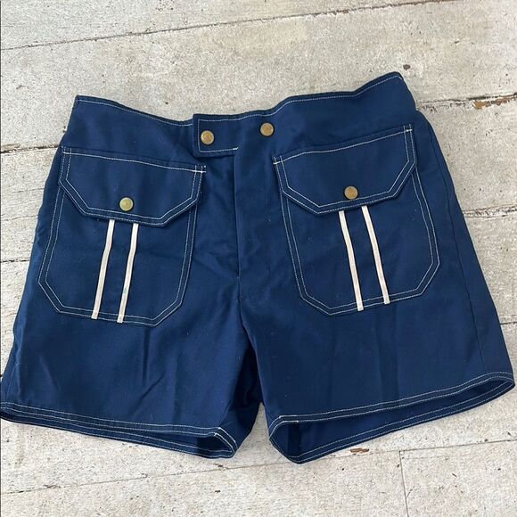 Vintage 60s Men’s Swim Style Shorts Retro - Picture 1 of 6
